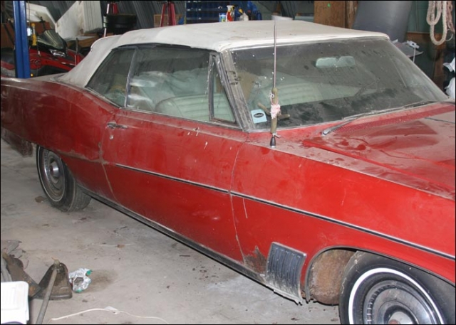 Found in a Wisconsin shed, this '67 Wildcat was 'rescued'. 