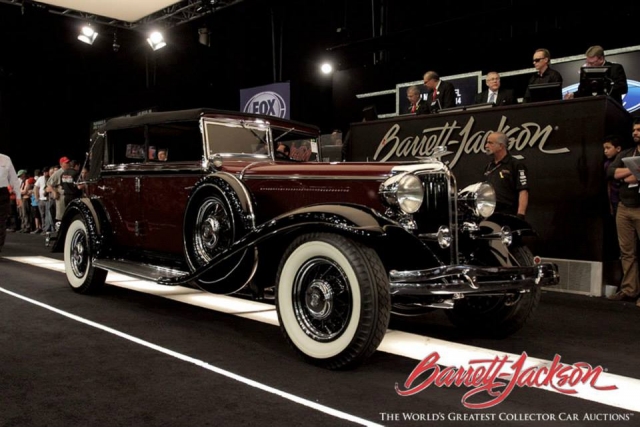 This Dusenberg drew a top bid  Photo: Barrett-Jackson