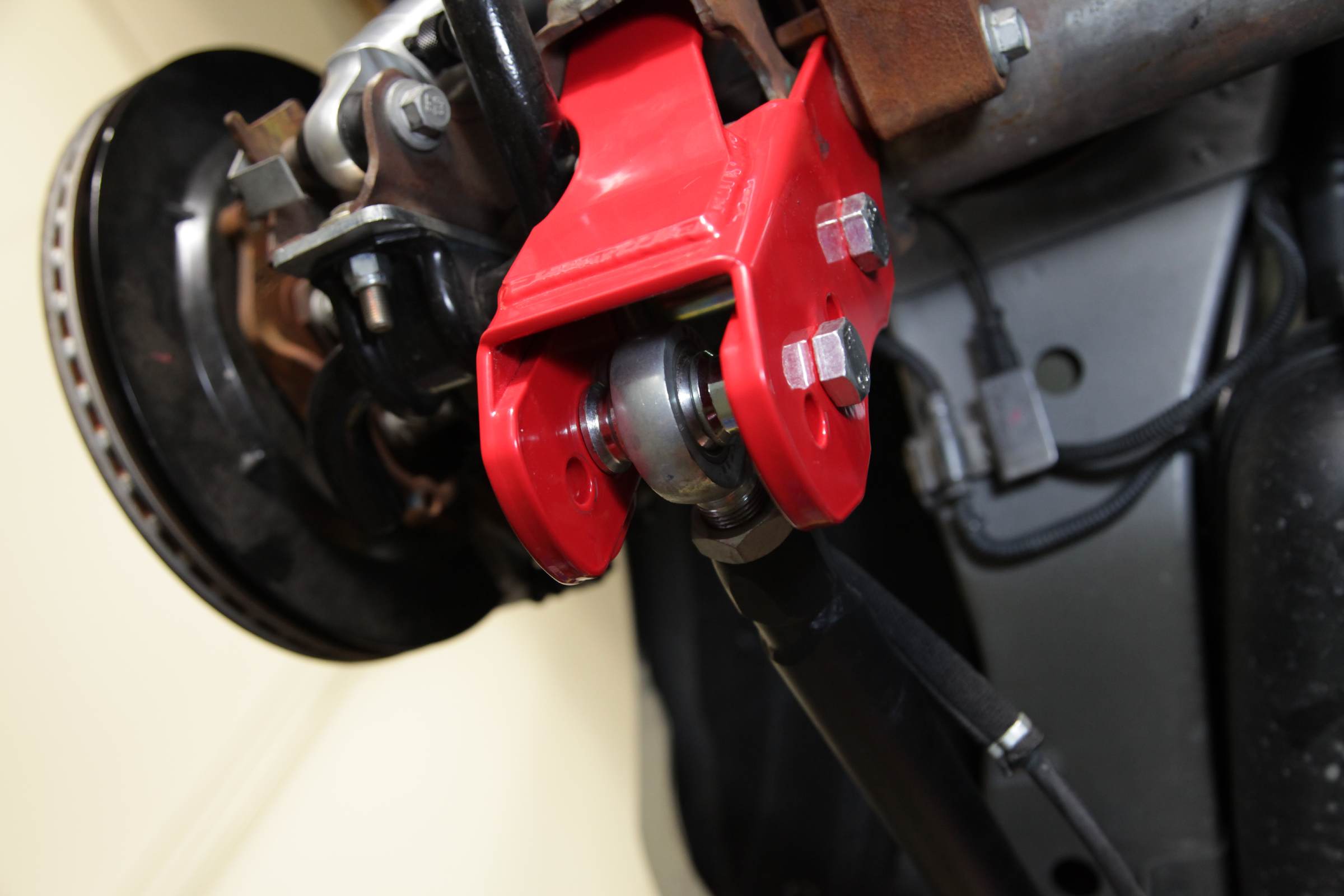 BMR Lower Control Arm Brackets and Driveshaft Loop For Silver Bullet