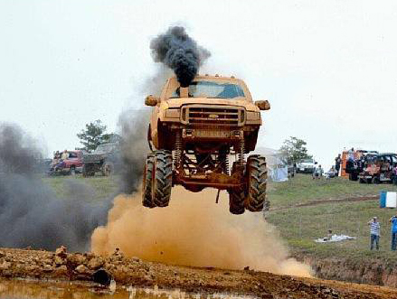 Diesel Mud Truck, Stroked Out Diesel Doing It Right!