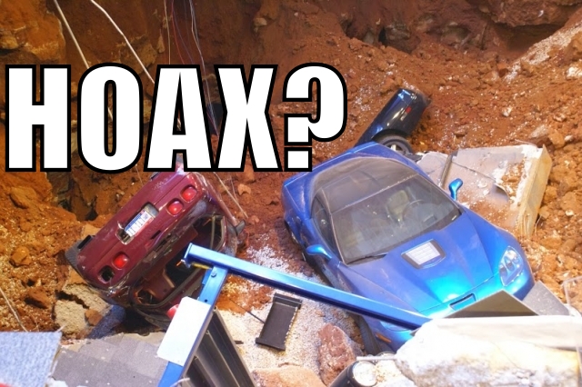 Video: NCM Sinkhole a Hoax? Well, At Least One Man Thinks So....