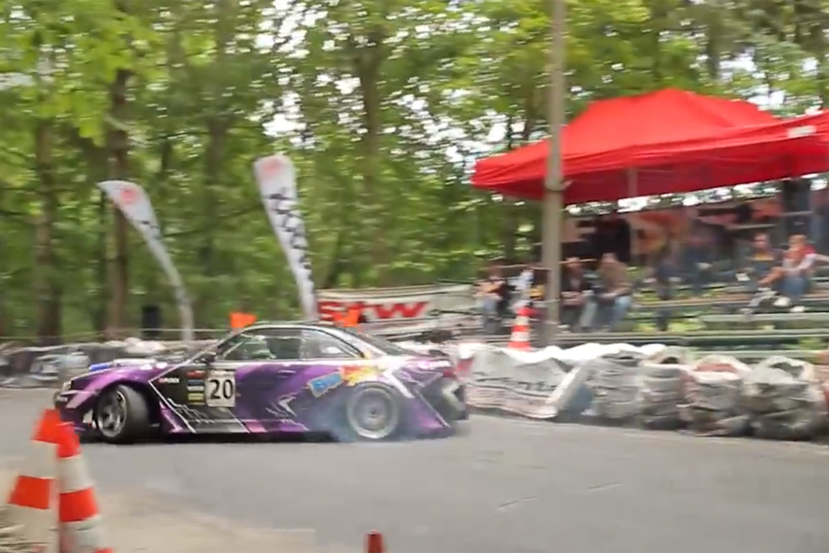 Video: LS-Powered Drifting Insanity on a Polish Mountain