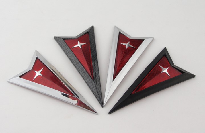 Spiffy Late Model Pontiac GTO Crests From Performance Years