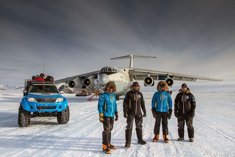 VIDEO: 6x6 Toyota Hilux Aids Skiier In Record South Pole Expedition