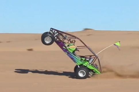 VIDEO: A Kid, A Sand Rail, And A Wicked Wheelie On The Glamis Dunes!