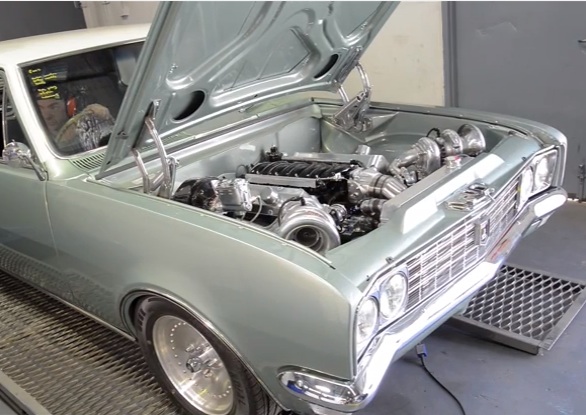 Video: Twin Turbo LS1 in a Classic Holden on the Dyno