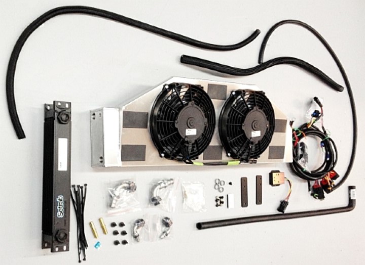 High-Capacity Heat Exchanger & Fan Kit for '14 Cadillac CTS-V