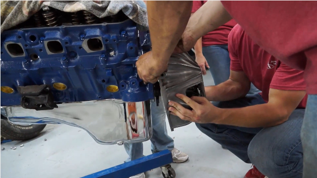 Malibu Monday: Putting the Engine on the Frame