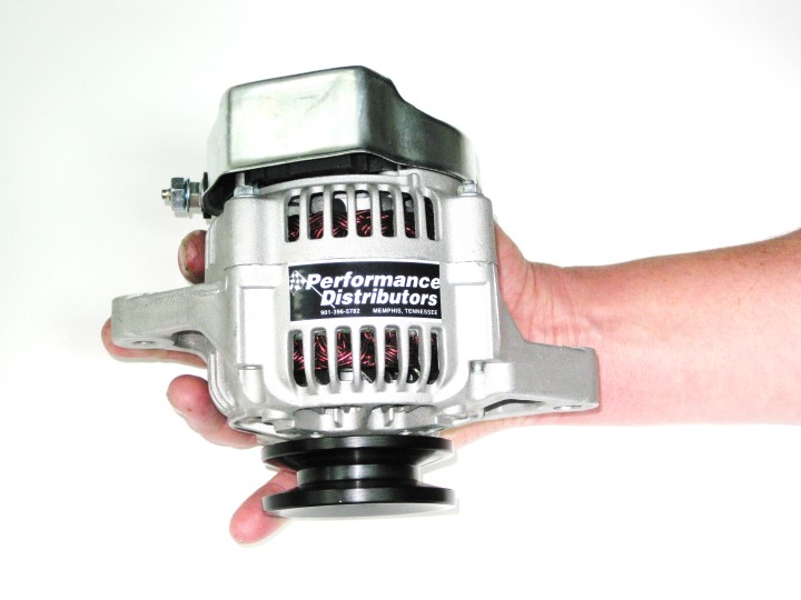 Performance Distributors' 80 AMP 7lb. Mini-Racing Alternator