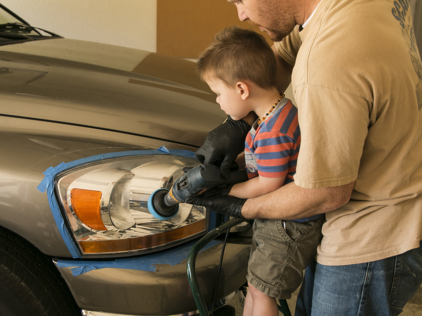 Father’s Day Project; Help Dad See Clearly With Headlight Resto