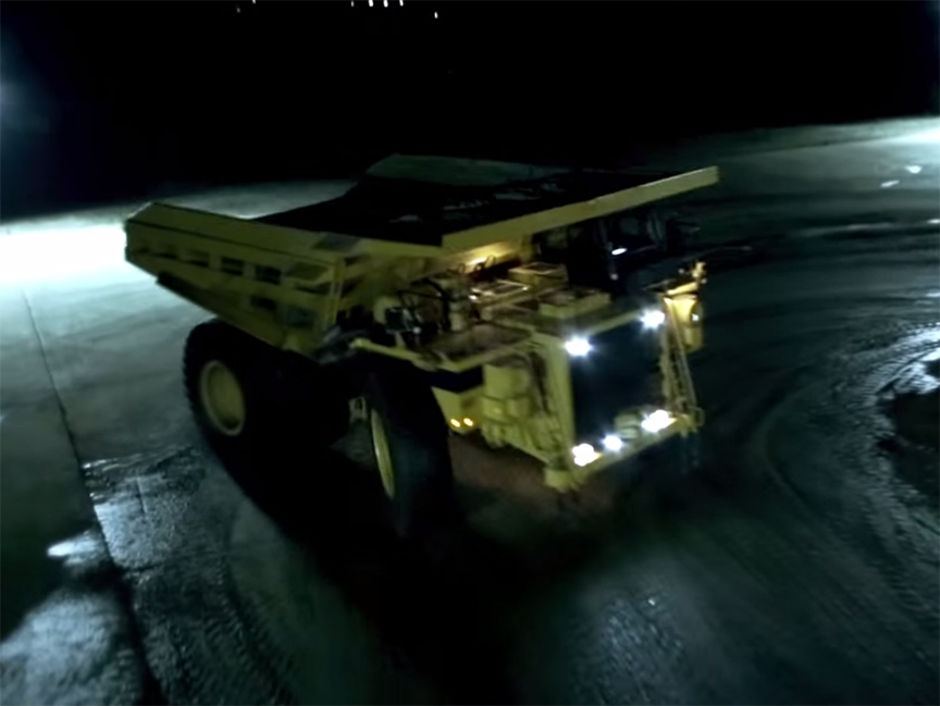 Video: Sideways Action In A Caterpillar 789, Gotta Love Mike Ryan!