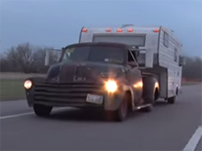 Video:Time To Chill And Have Some Fun? Check Out This Diesel Rat Rod