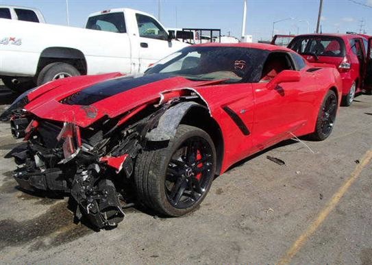 Up for Auction: Wrecked C7 with Low Mileage