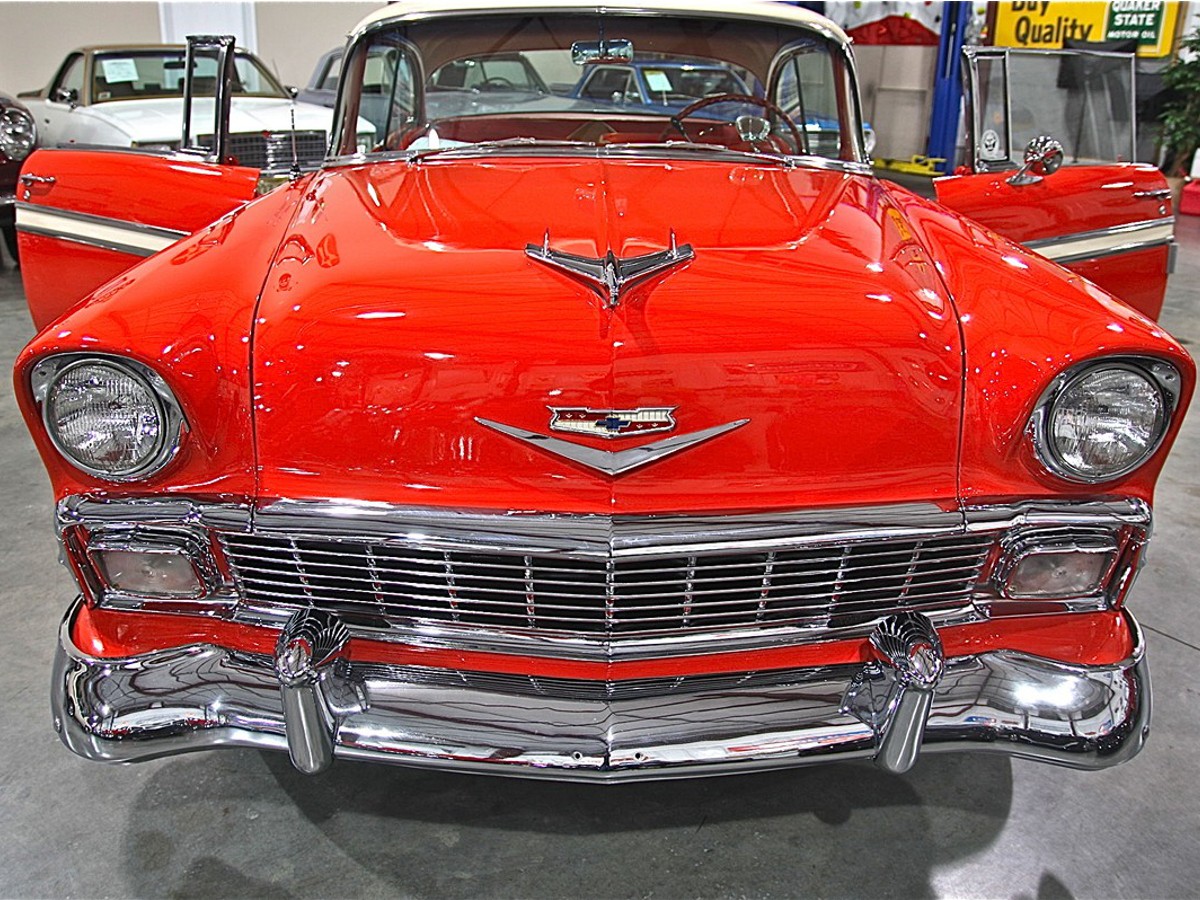 Video: 1956 365 Power Pac Bel Air Up For Sale At Passing Lane Motors