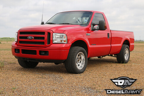 Chris Buhidar’s 9 sec. 2000 Super Duty With A Compound 5.9 Cummins