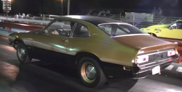 Video: Boosted Big Block 'Sleeper' Ford Maverick Takes To The Track