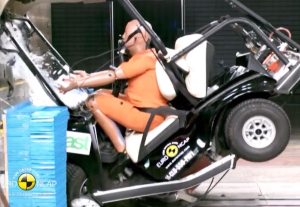 Here's What Happens To Your Pit Vehicle In A 31 MPH Impact