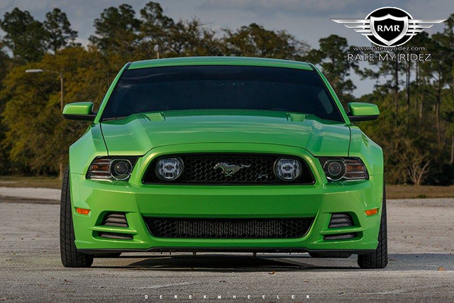 A Mustang Backed By Hulk Power