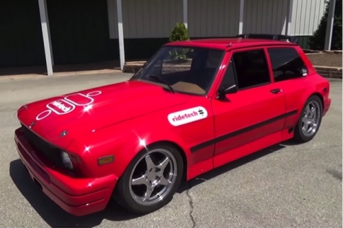 Video: Twin-Engine Yugo Boasts 1000 Cubic Inches Of Autocross Power