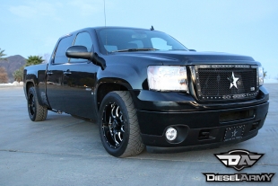 The Black Mamba- Ruben Angeles' '09 GMC LMM Duramax