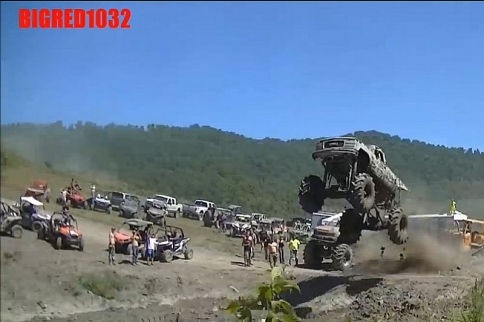 VIDEO: Mega Truck Sail Gets High Altitude At King Knob Freedom Fest!
