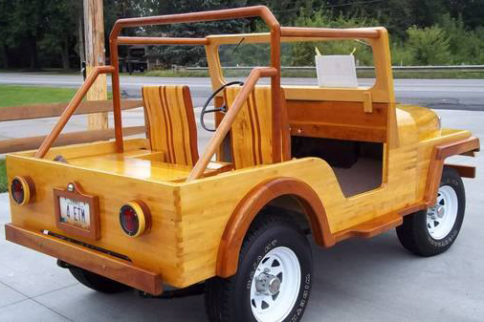 VIDEO: All Wood Jeep; It Won't Rust, But Watch Out For Termites
