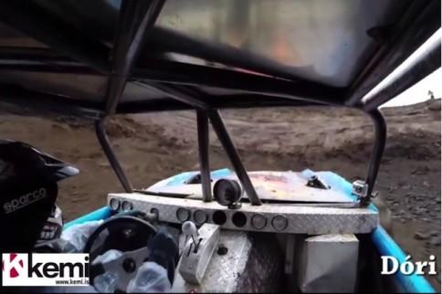 VIDEO: Detached Steering Wheel Meets Vertical Incline, Drama Ensues