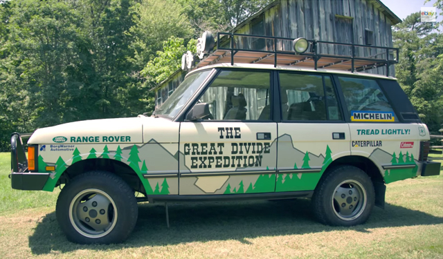 VIDEO: Great Divide Expedition Range Rover In Tread Lightly! Auction