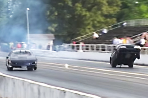 Video: Rowdy Turbo Mustang Won't Stay Grounded