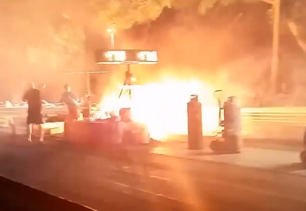 Video: Violent Transmission Failure Sends Parts, Converter Flying!