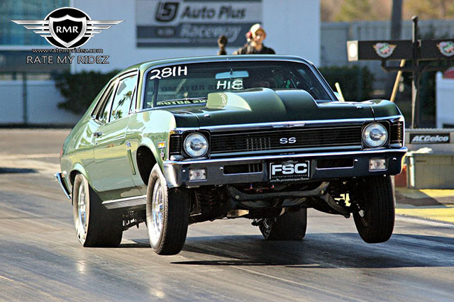 Video: A Twice Built 1970 Nova SS Clone Hammering Down The 1320