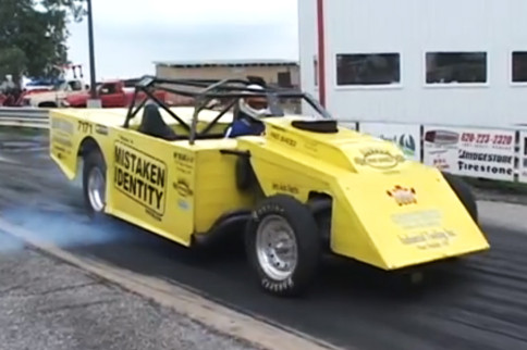 Wait A Second, Is That A Dirt Modified On A Drag Strip?