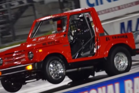 Video: V8-Swapped Suzuki Samurai Cranks Off The 10-Second Runs