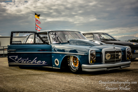 Video: Twin Turbo LS-Powered "Stricher" Mercedes Hits the Dragstrip