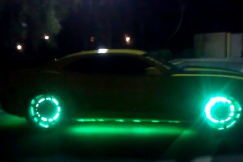 2014 Camaro on 22's, Festooned with LED Lighting - Win or Fail?