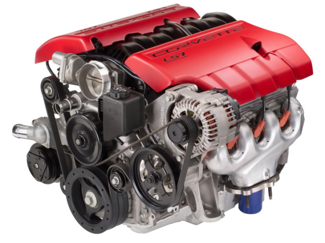 The LS7, at 427 cubic inches, was as mighty as its big-block L88 ancestor, but managed to do it in a much smaller size.
