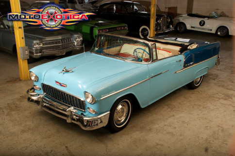 Find Of The Day: Two-Tone Blue 1955 Chevrolet Bel Air Convertible