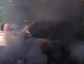 Video: 2nd Gen. Smokes Out Buddies Truck, While He Sleeps Inside