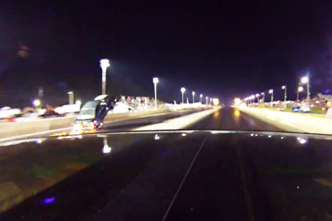 Video: Awesome Opposite-Lane Perspective of Sky High Wheelstand!