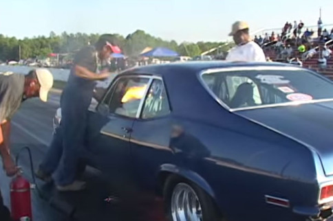 Video: Crew Member Gets A Nitrous Backfire In The Face!