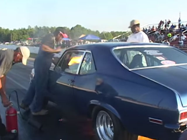 Video: Crew Member Gets A Nitrous Backfire In The Face!