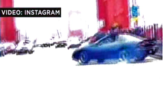 Video: Camaro Driver Does Donuts On Golden Gate Bridge