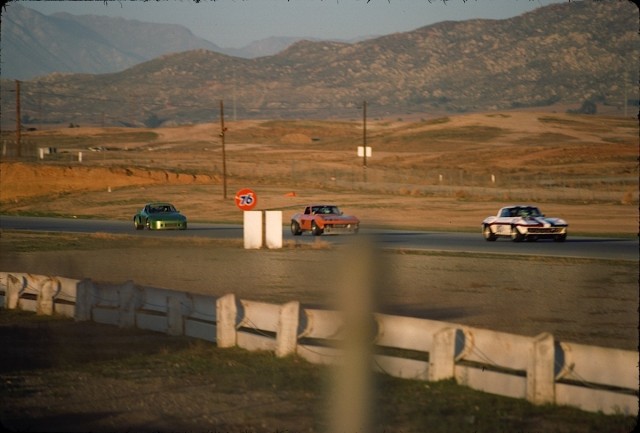 Porsche and 2 Stingrays (Dec 76)