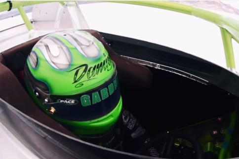 Damion Gardner Goes 200 MPH At Bonneville In A Sprint Car
