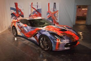Corvette Stingray Painted For Detroit Art Museum Fundraiser