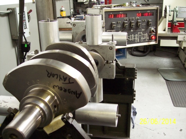 The new forged crankshaft from Crower is capable of handing 2,500 horsepower - a bit of overkill as this Corvette will never see that power level, but it was deemed the best product for the situation at hand.