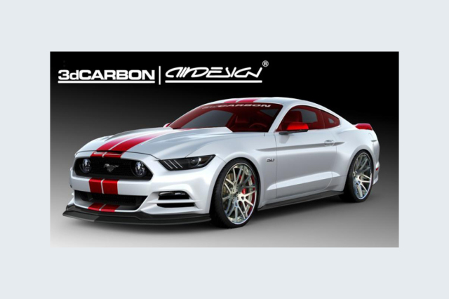 3d carbon mustang
