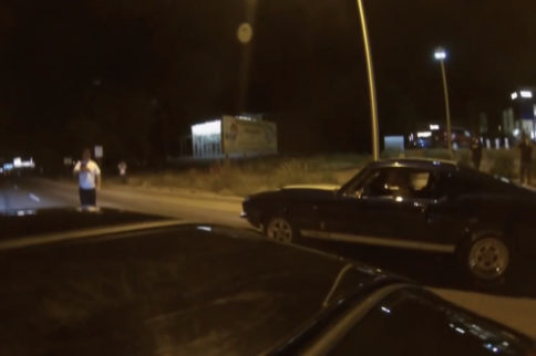Video: Nitrous '67 Mustang vs Twin Turbo Camaro Street Race Goes Bad
