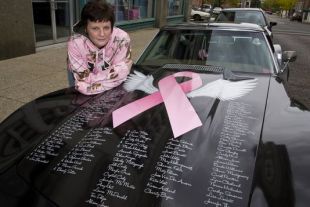 '74 Corvette Used To Raise Breast Cancer Awareness