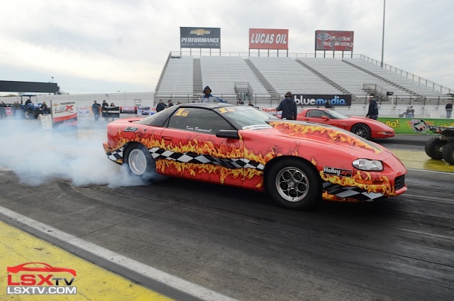Kevin Rounsavall sits atop the current Real Street ladder, one of only two of the thirteen car field to find a seven second pass on the first try.